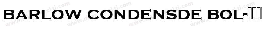 barlow condensde bol字体转换